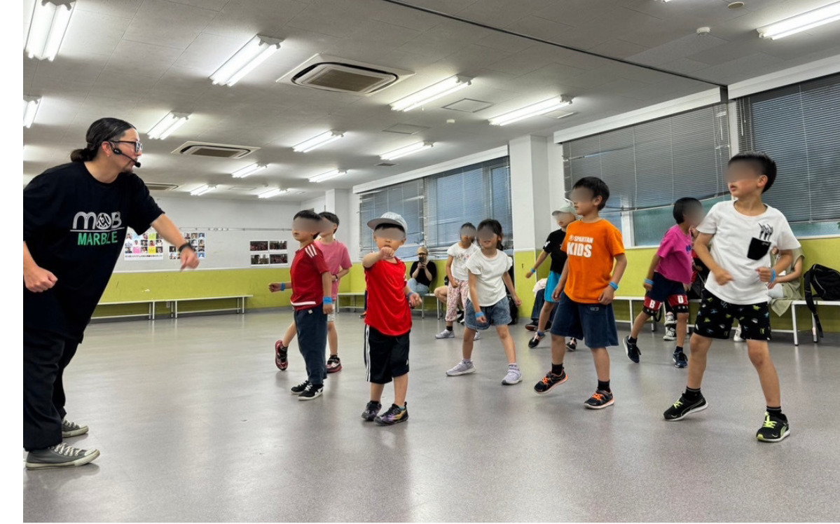 富士通スタで運動教室