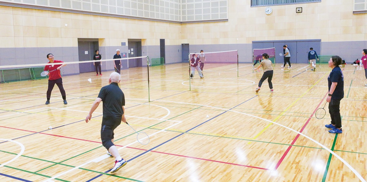 秋のバドミントン教室