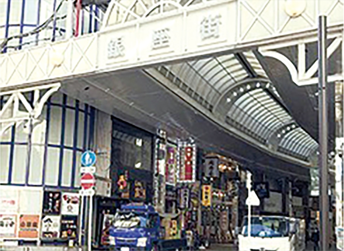 銀座街で餅つき大会