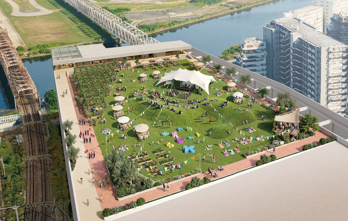 新アリーナに屋上パーク