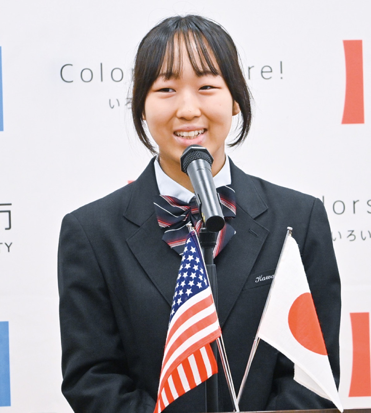 優秀賞を受賞した川崎高の鈴木さん