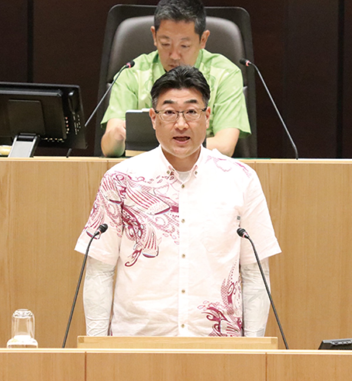 初の代表質問に立ちました (写真3)