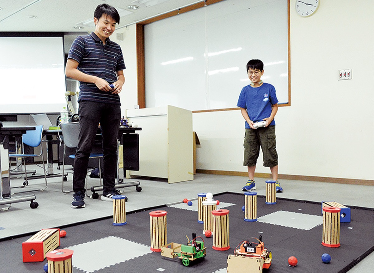 ロボットスポーツを体験！