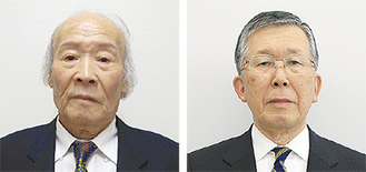 早川会長（左）と君和田会長＝川崎市役所提供