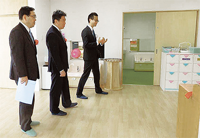 共同整備の保育所が開所