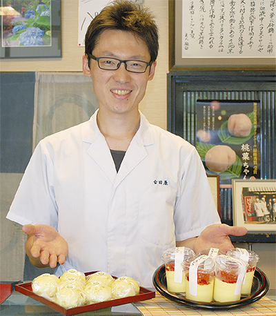 三浦のコーンをスイーツに