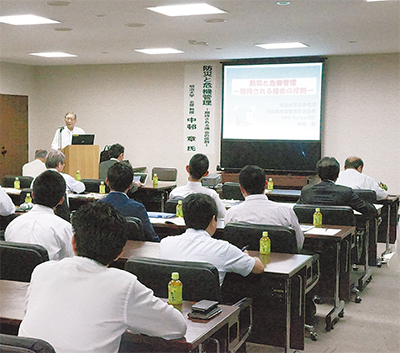 防災と議会テーマに研修