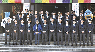 川崎大師で必勝祈願