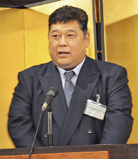 「安全な施設の施工を重視していきたい」と篠崎会長