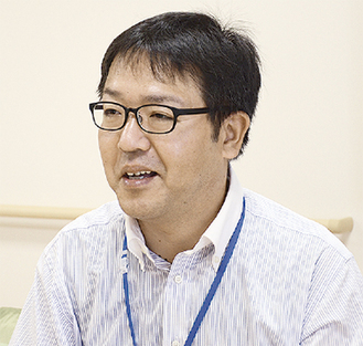 「充実した毎日を送れるよう支援をしたい」と和田所長