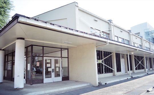 相模原市体育館＝３月14日撮影