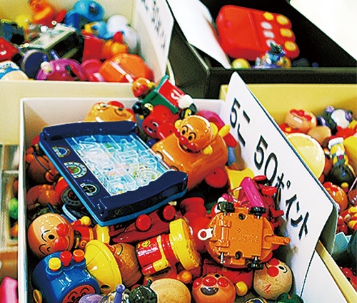 不要玩具を持ち込むと付与されるポイントで｢リユースおもちゃ｣と交換ができる