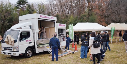 ワークショップなどを通じて防災術などを学んだ
