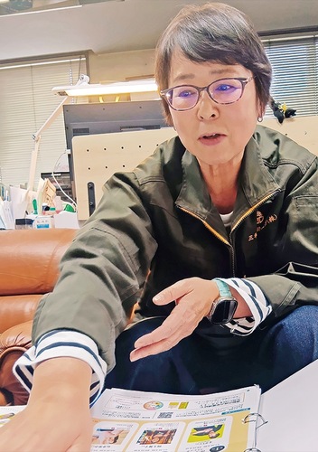 健康経営について話す佐藤社長