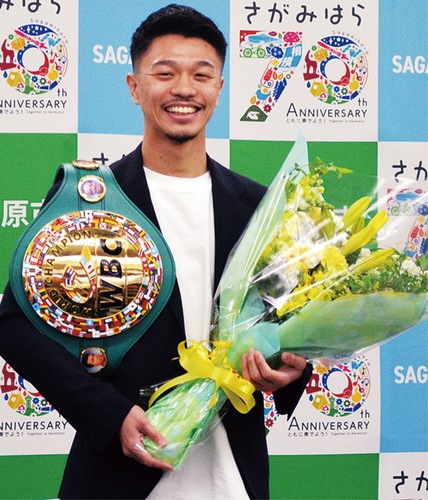 ３月の報告会に出席した中谷選手