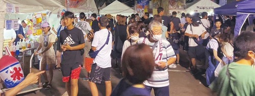 毎年多くの人で賑わう祭り。昨年は約15万人が来場