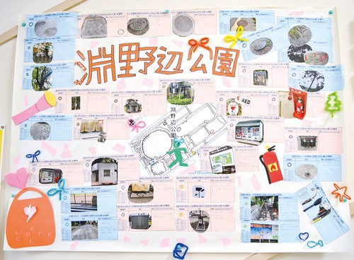 和泉短大生が作成した防災マップ