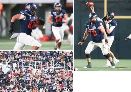 富士通に点を許しながらもスタンドからの声援を背にライズも点を重ね食い下がったが及ばなかったPhotographs by Kohei SAEKI©Official RISE pics