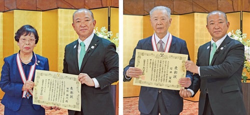 石井篁さん（右）田所節代さん