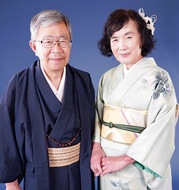 きもので記念の１枚を