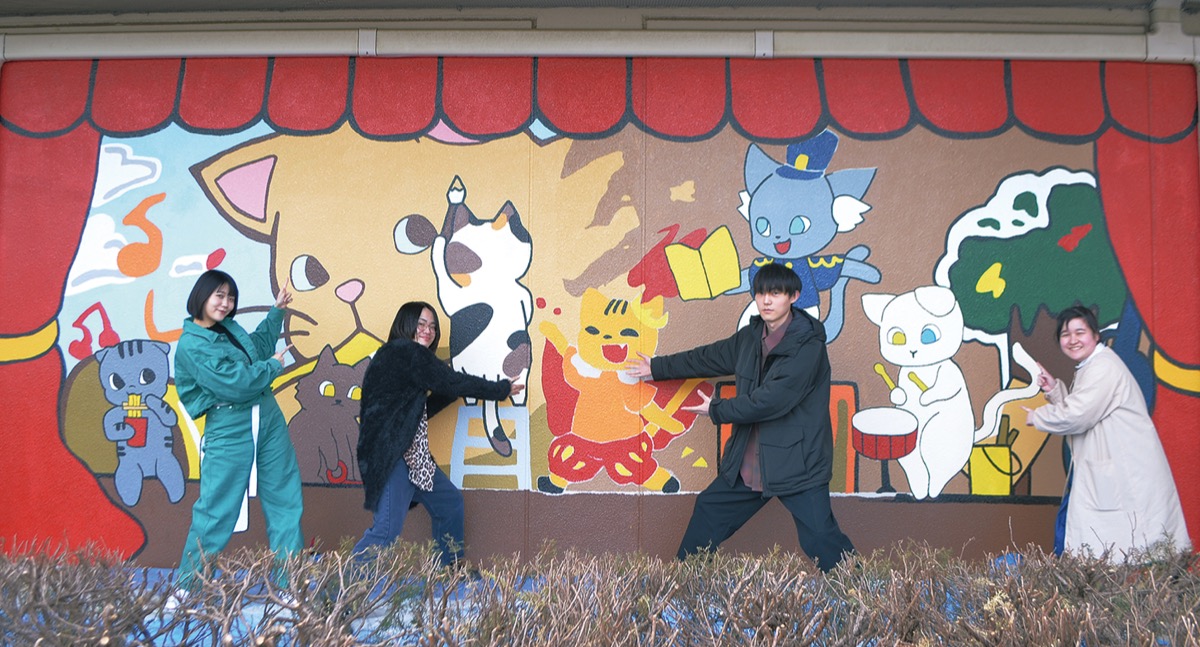 青少年学習セン 壁画で新たな魅力創出 桜美林大生が制作 | さがみはら
