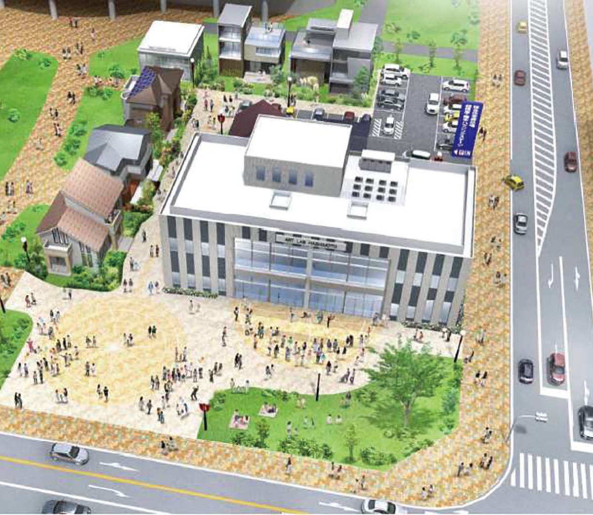 総合住宅展示場と併設予定の後継施設(イメージ図)