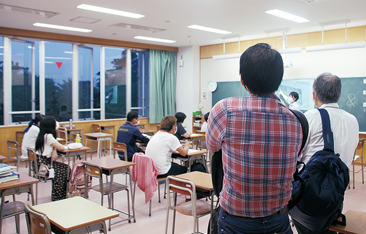 実際の授業を見学=7月14日