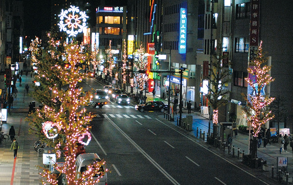 さがみ夢大通りのイルミネーション