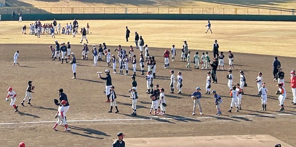 130人以上の子どもたちが参加した練習