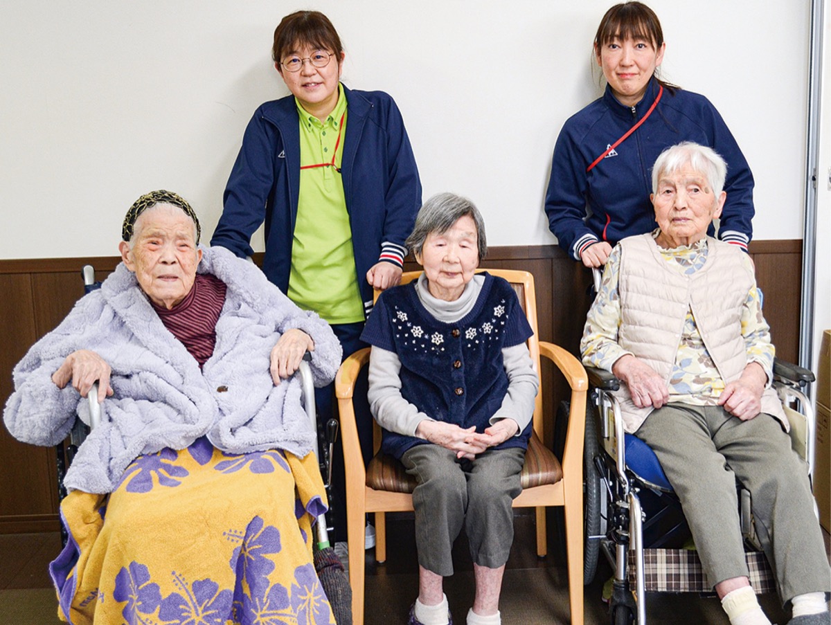 100歳を超えても元気いっぱいの利用者
