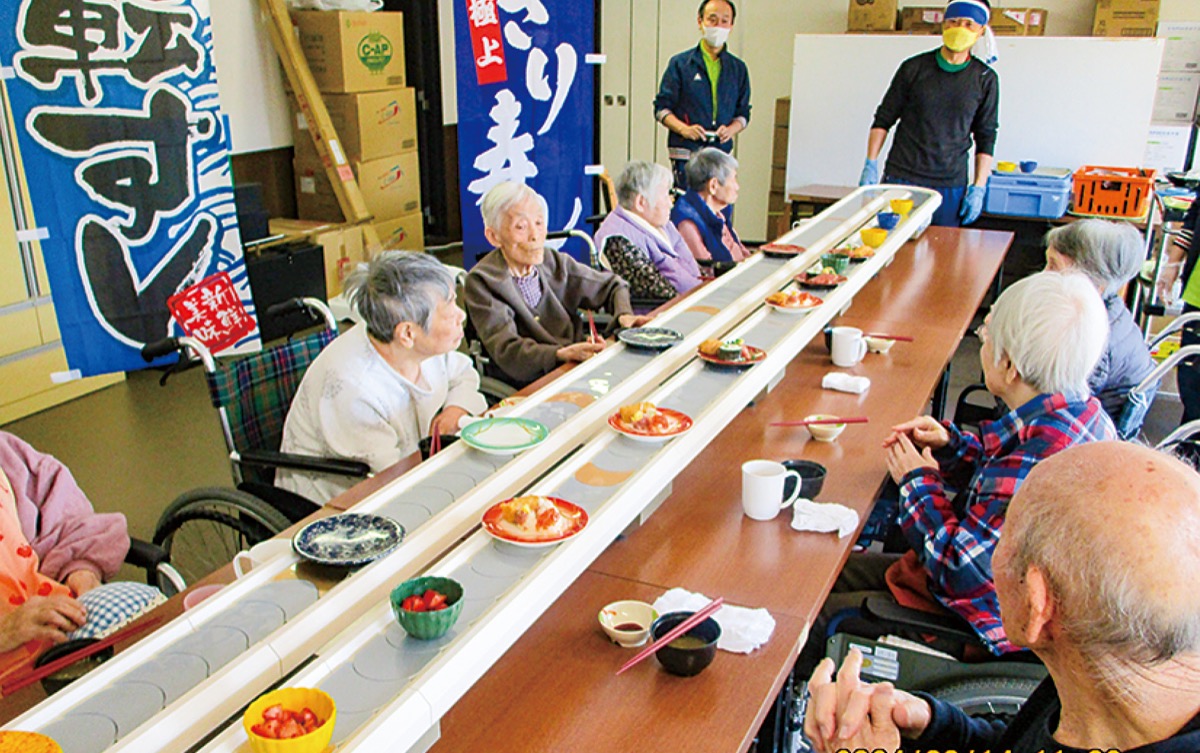 回転寿司に大満足