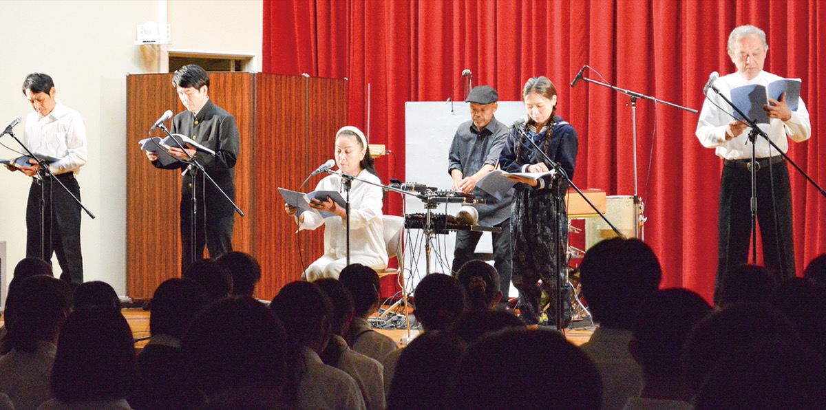 朗読劇で戦争伝える