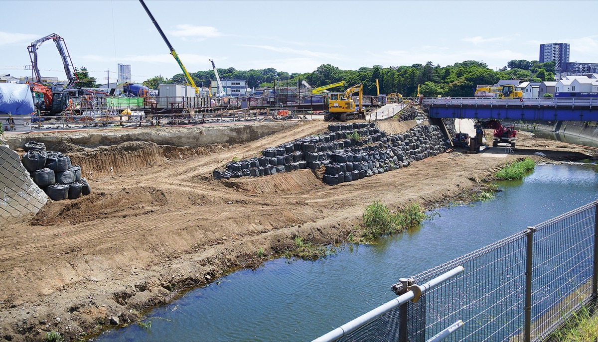 ３調節池の整備進む