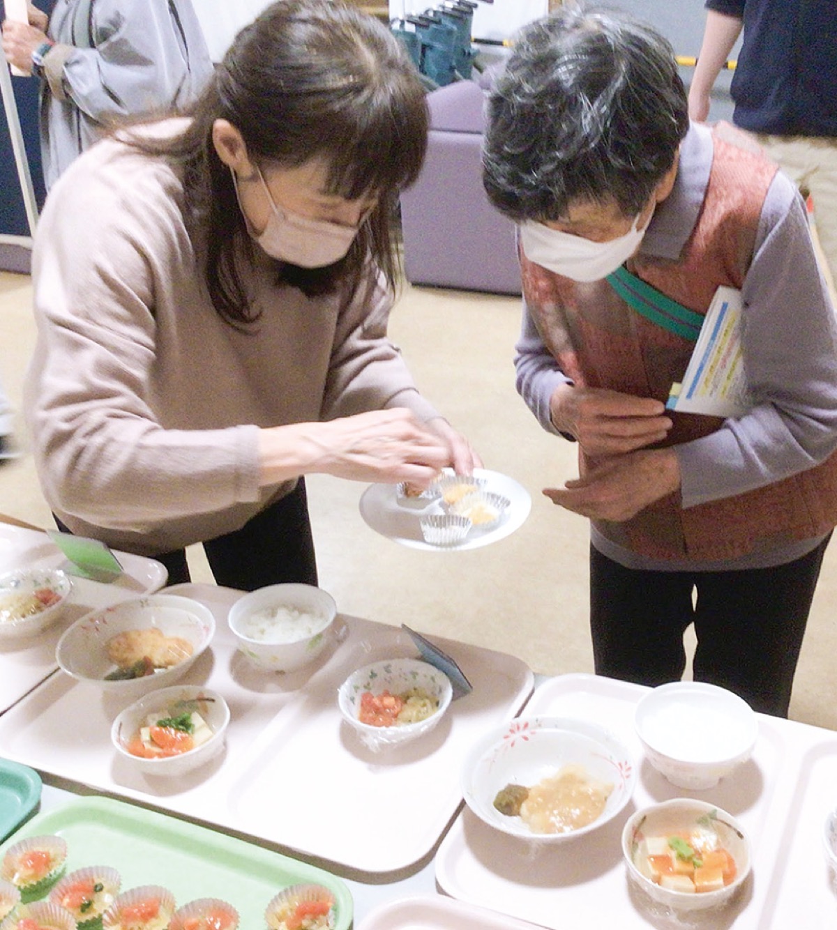 高齢者施設で催し