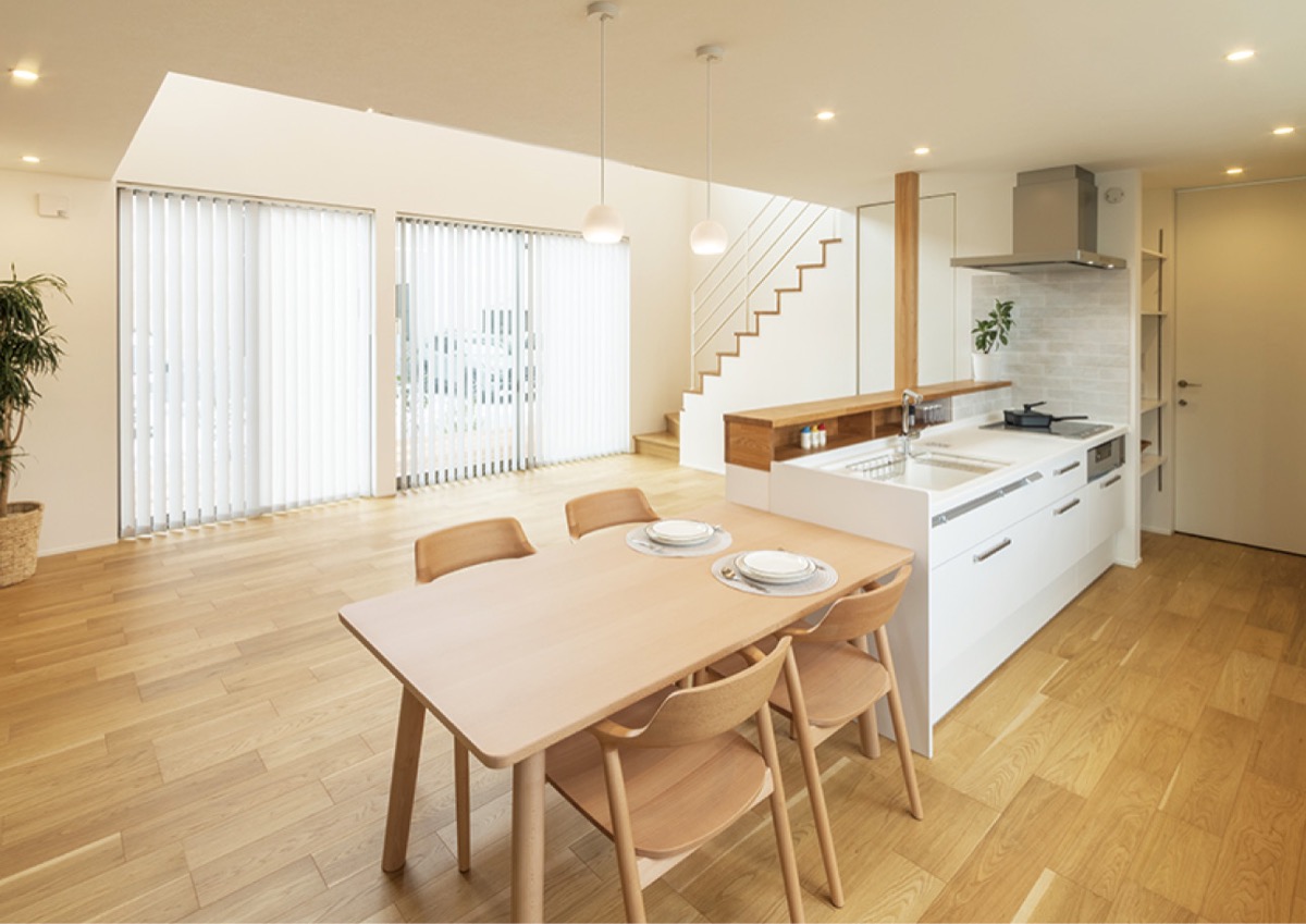 モデルハウスのリビング