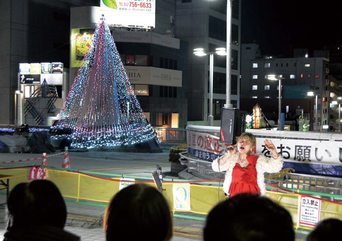 イルミ 一斉に点灯