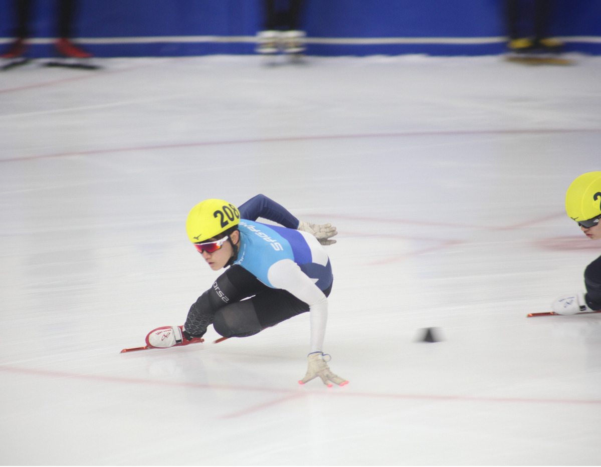 １０００ｍで優勝を飾った高木さん
