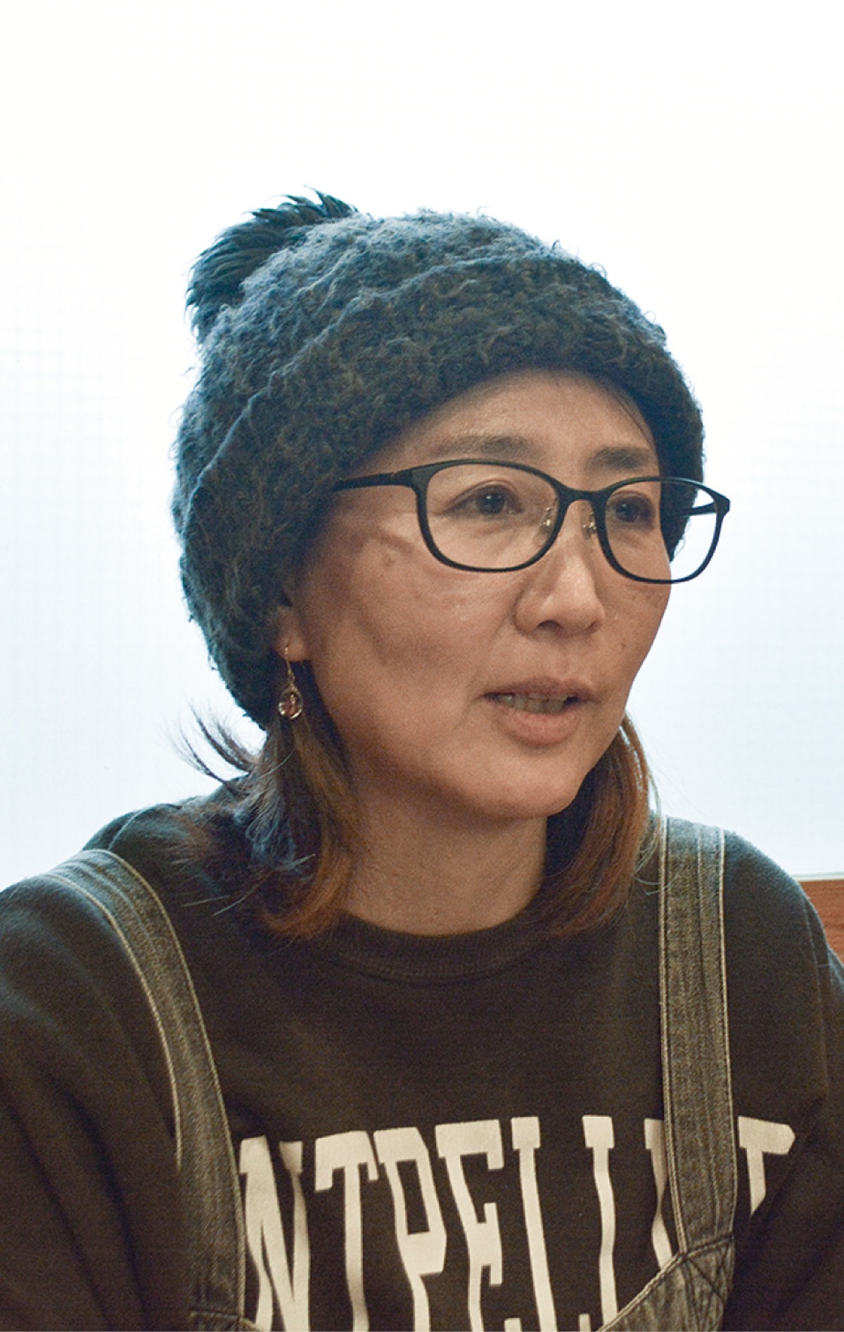 体験を話す吉田さん