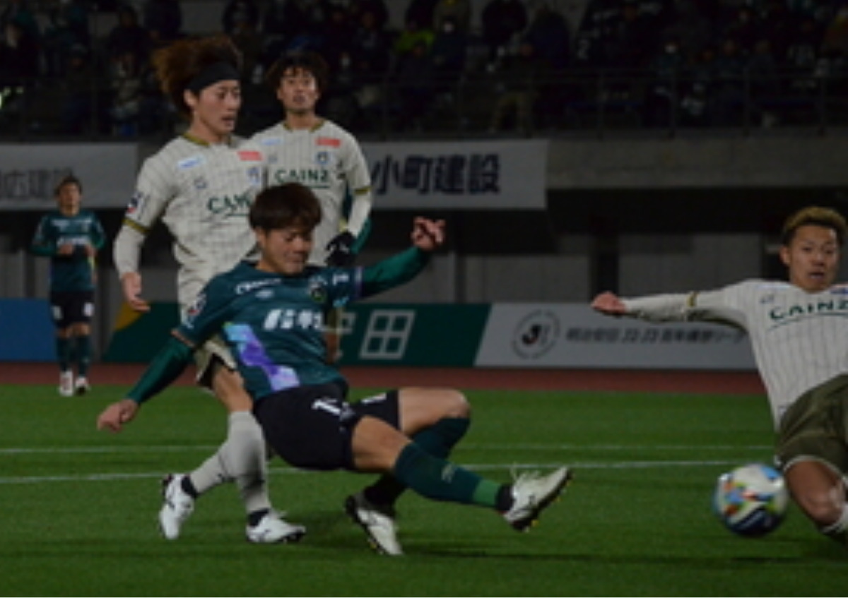 ２ゴールでチームを勝利に導いたＭＦ前田泰良選手