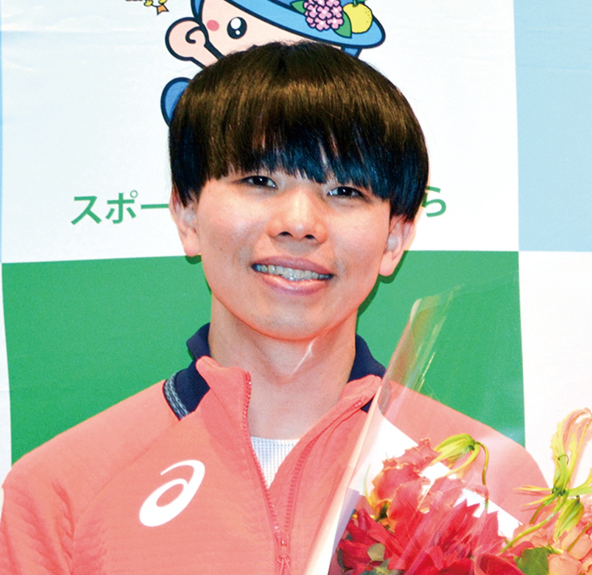 抱負を語る岩佐選手