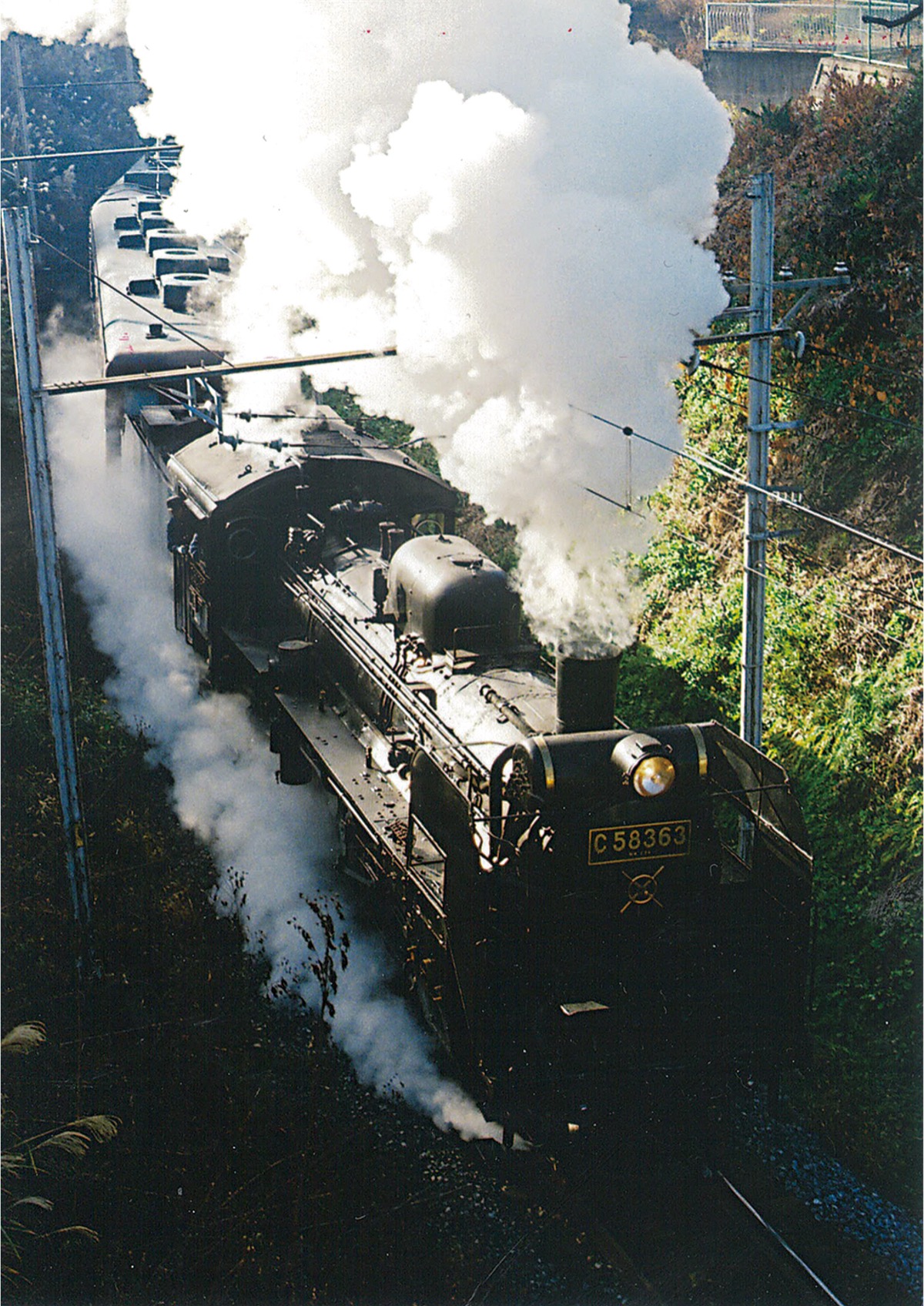 秩父鉄道（埼玉県）SLC58・力行＝撮影・提供　金子さん