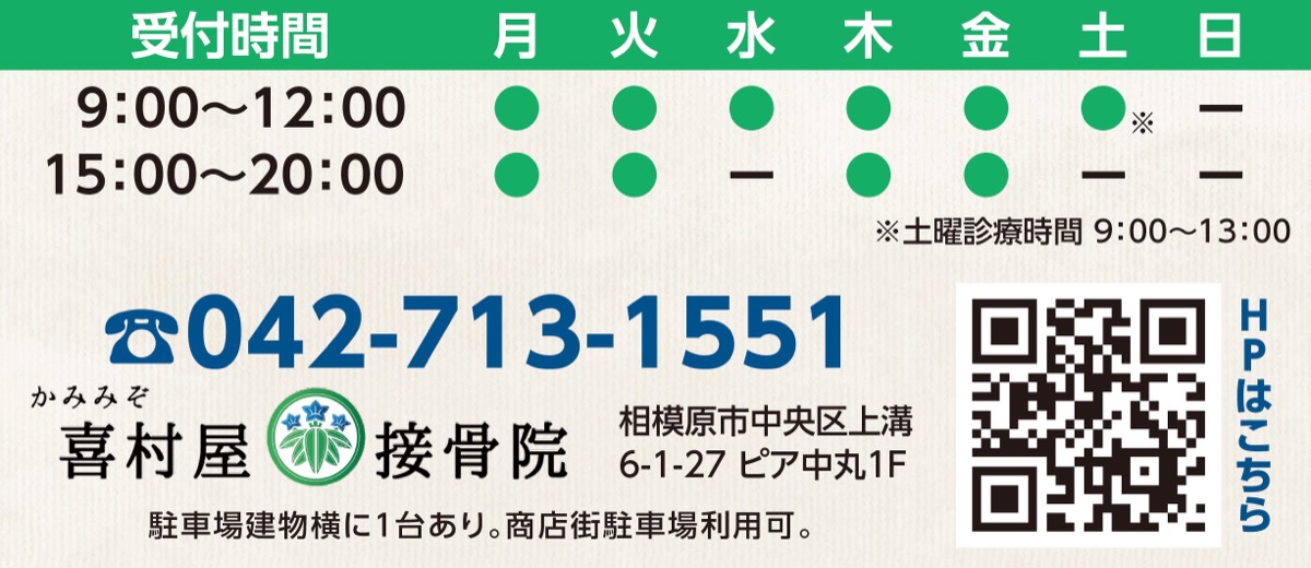 痛みの原因、早めの解決を (写真2)