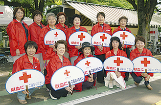 同団体は一昨年、「20回以上の献血活動の継続」を、日本赤十字社から表彰された