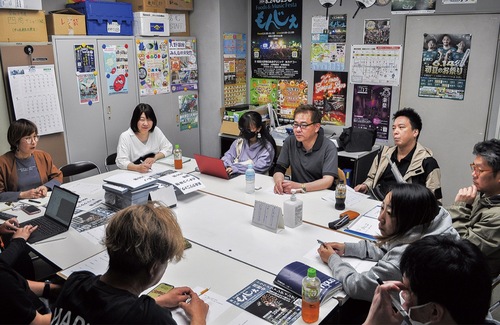 本番に向け、熱のこもる実行委員会＝４月22日