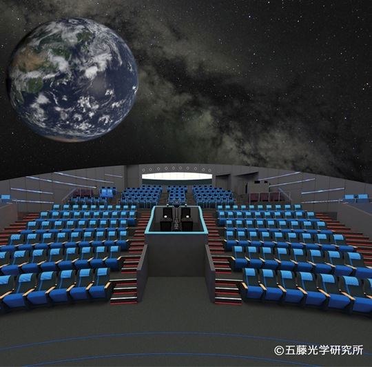 リニューアル後のプラネタリウムのイメージ