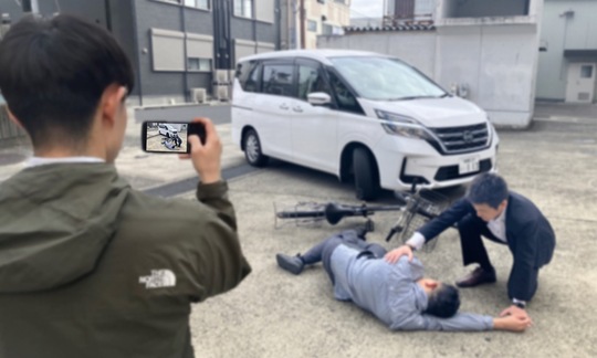 スマホの撮影映像が指令センターと共有される（写真はイメージ/相模原市消防局提供）