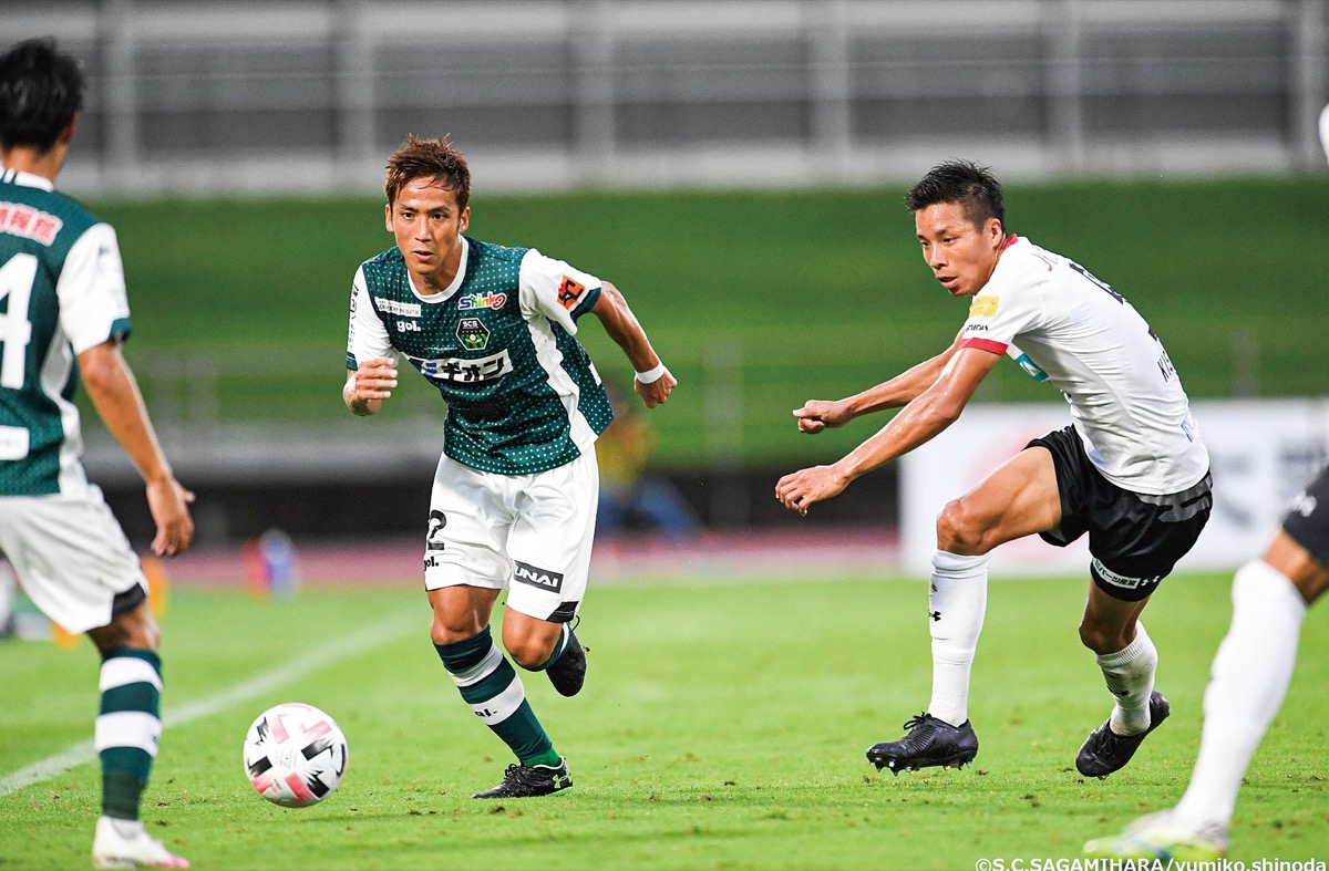 積極的に攻撃をしかける選手＝ＳＣ相模原提供