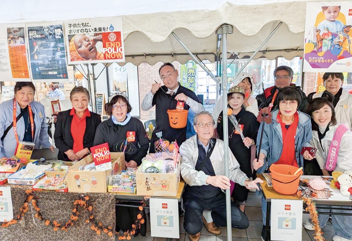 大野で｢ポリオ撲滅｣