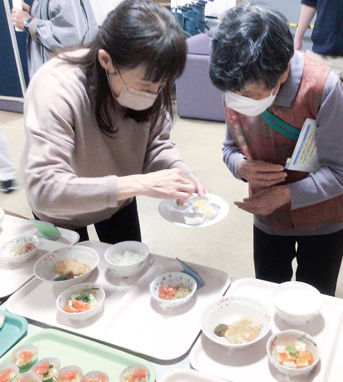 高齢者施設で催し