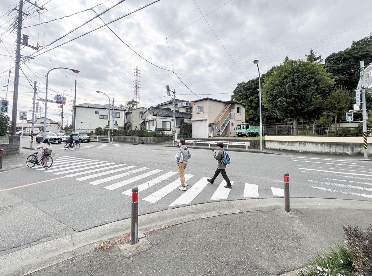 上磯部交差点、歩車分離式に